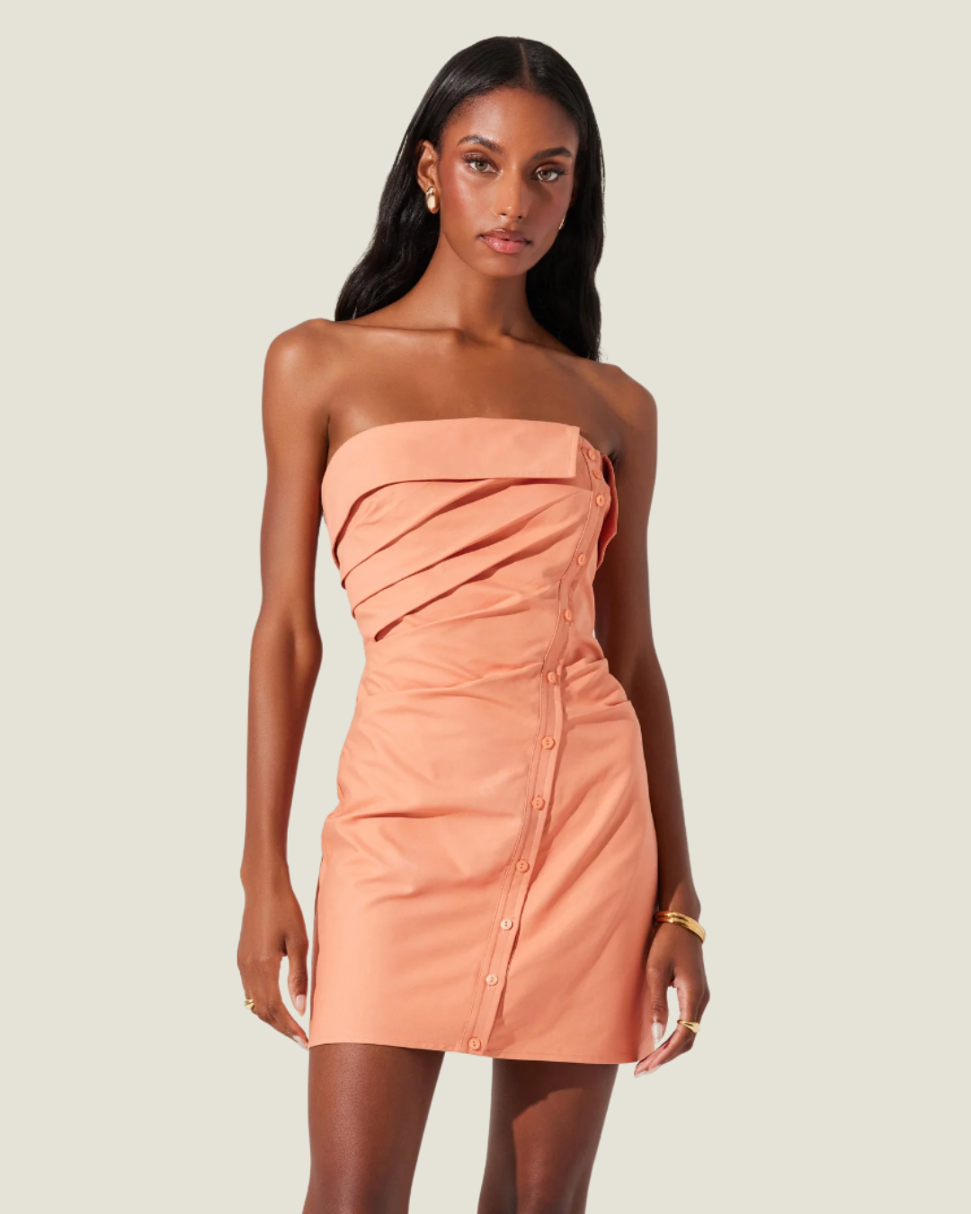 The Salma: Strapless Mini Dress