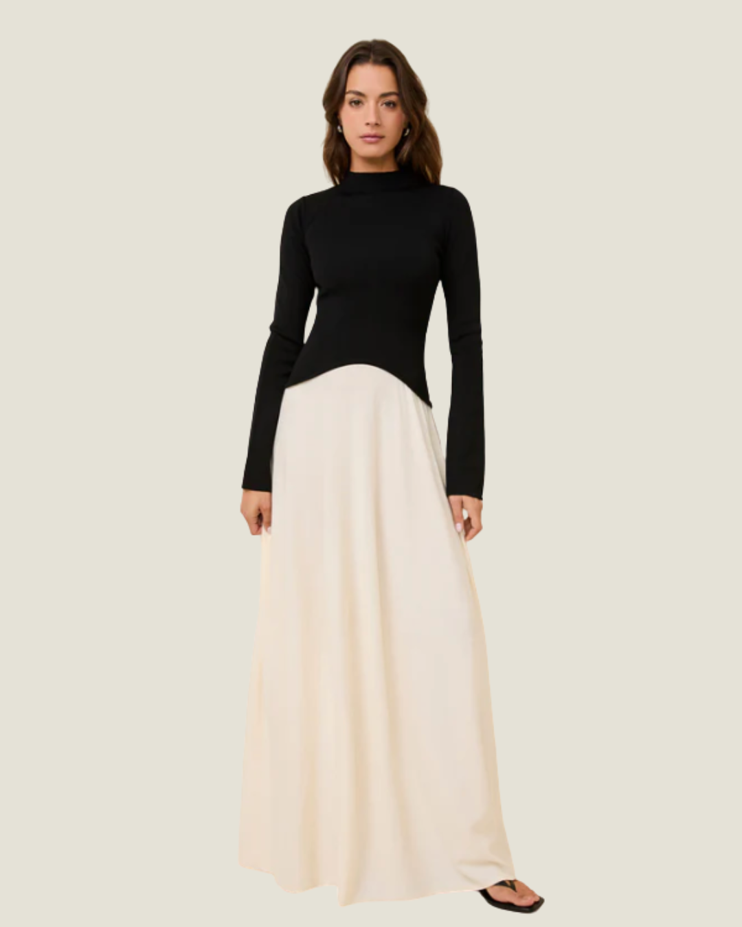 sachin and babi light blue dress Solid & Striped The Halter Soglio Maxi Dress main image 1