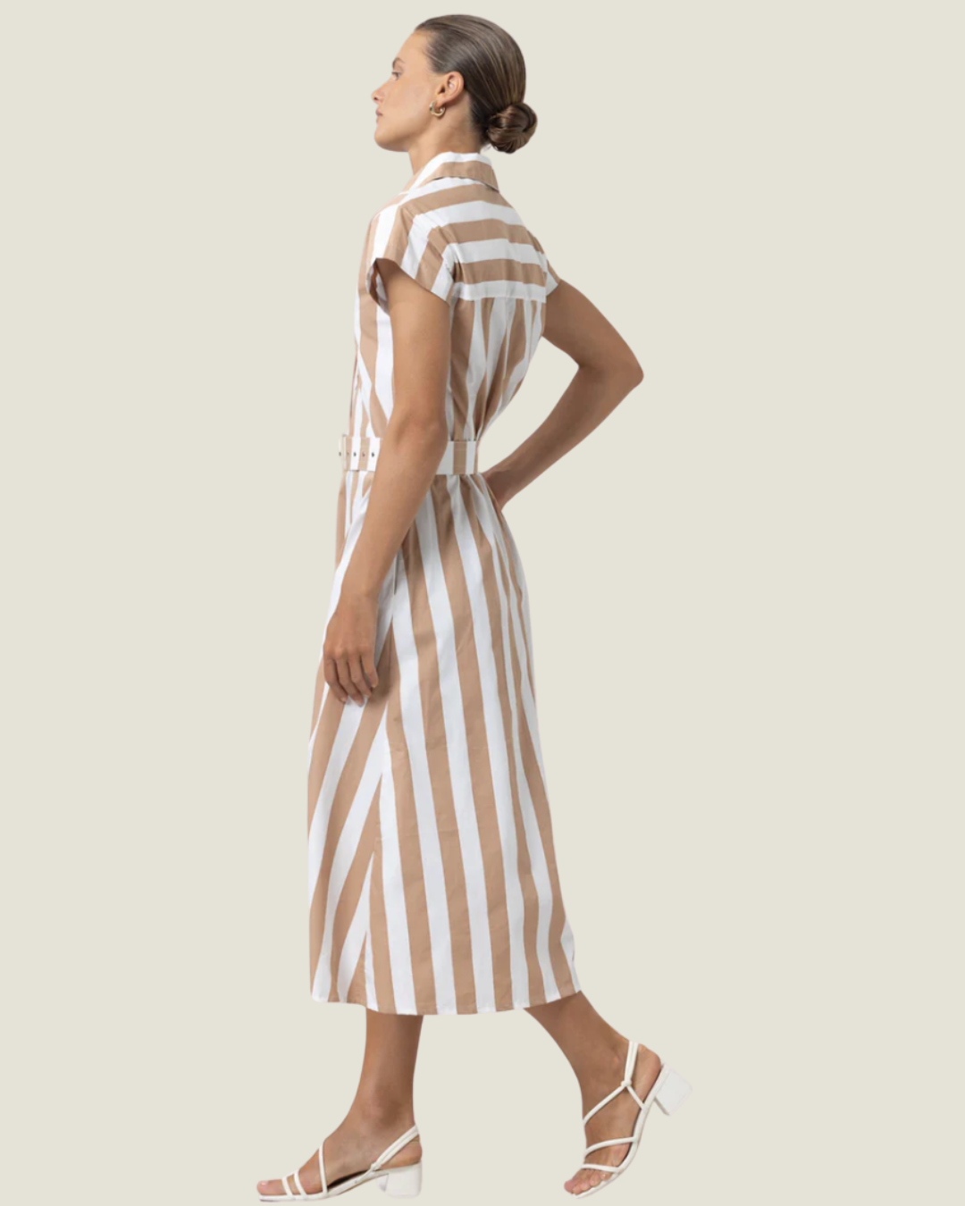 The Cindy: Poplin Midi Dress