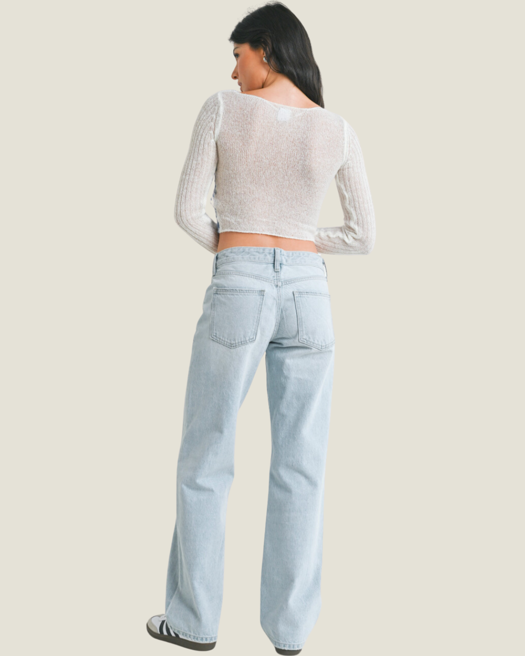 The London: Low Rise Denim Jeans