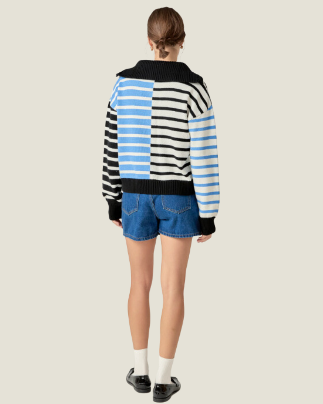 The Cori: Quarter Zip Sweater