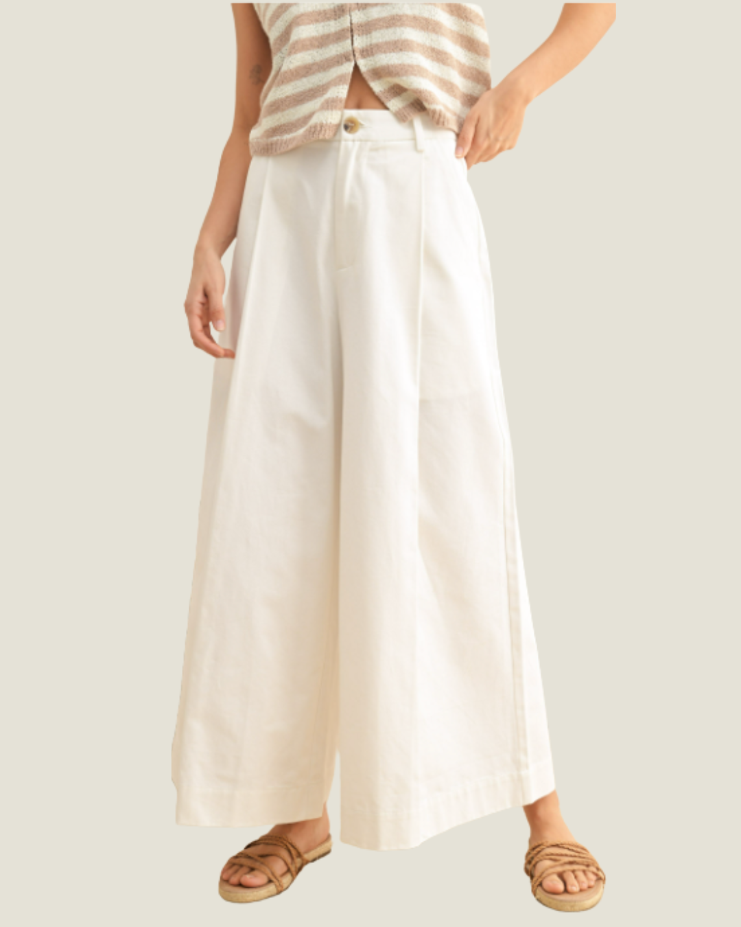 The Leni: Wide Leg Trouser