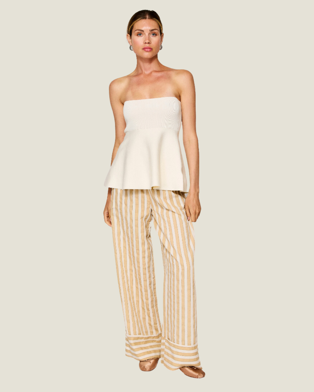 The Genevieve: Knit Peplum Top