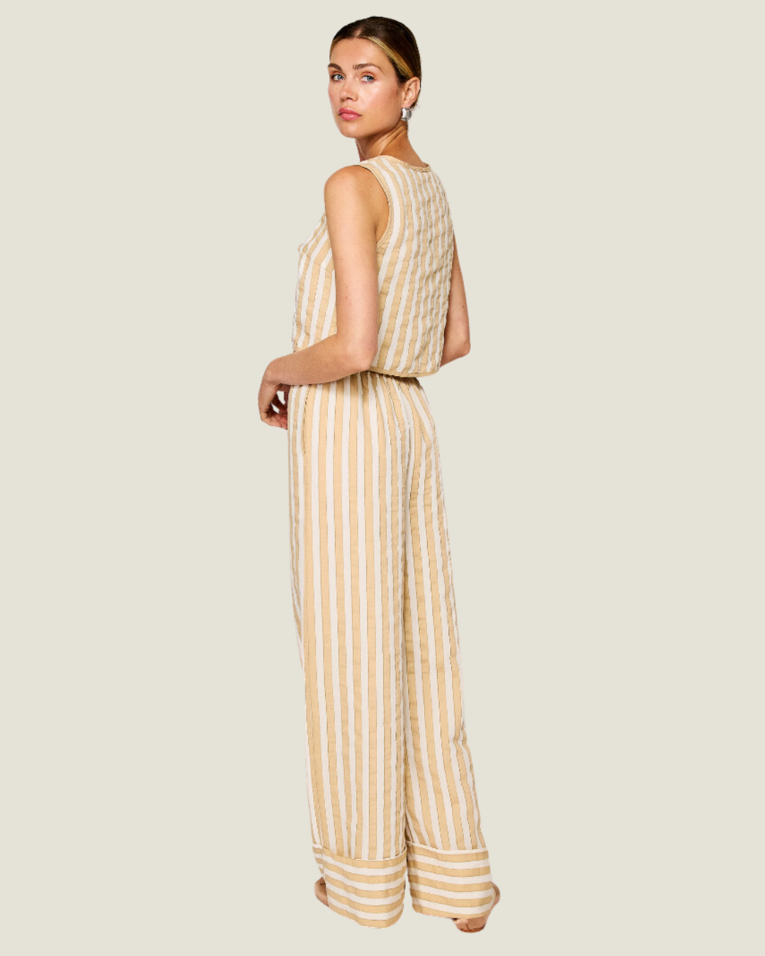 The Giselle: Striped Drawstring Pants