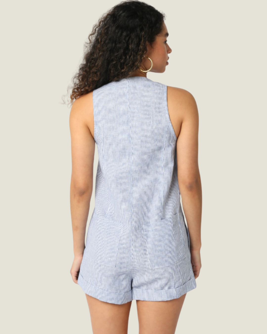 The Heidi: Striped Mini Romper