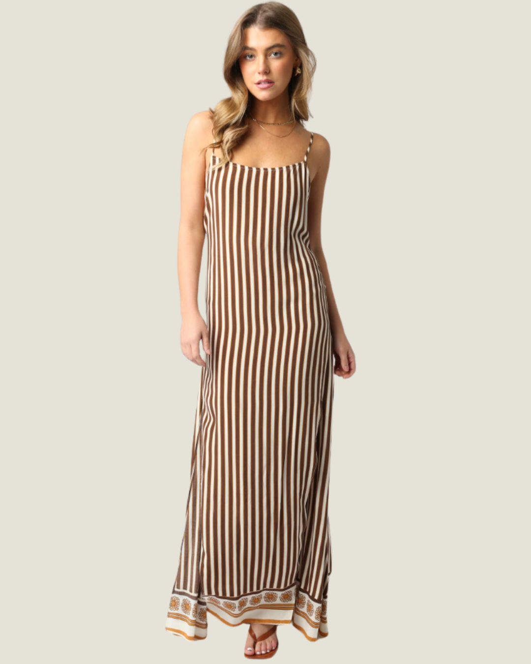 The Luca: Striped Maxi Sundress