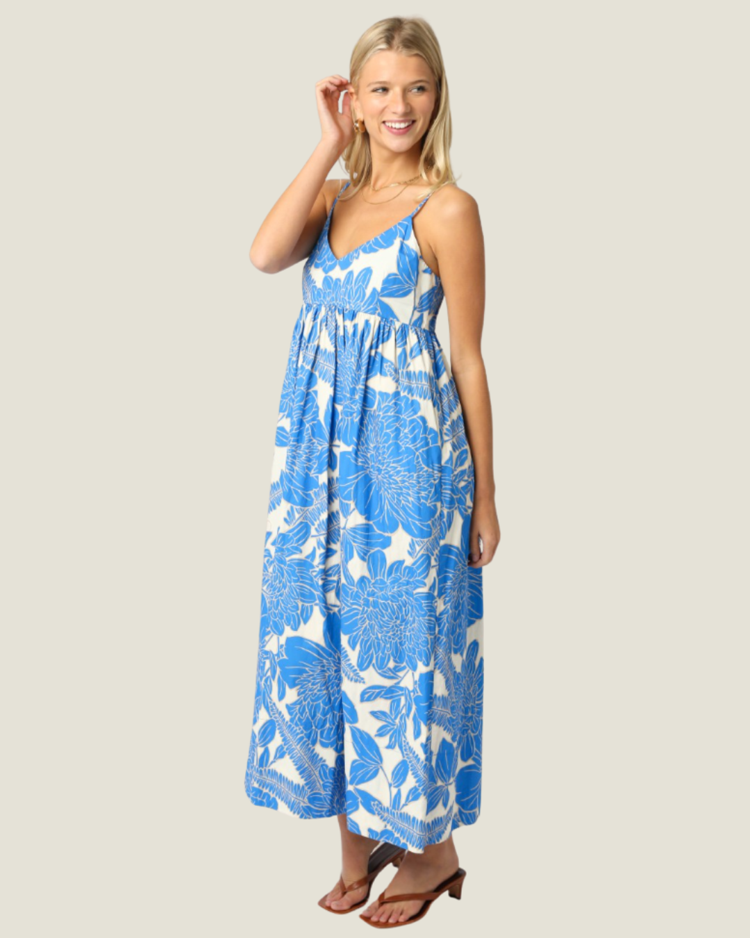 The Jenny: Floral Midi Dress