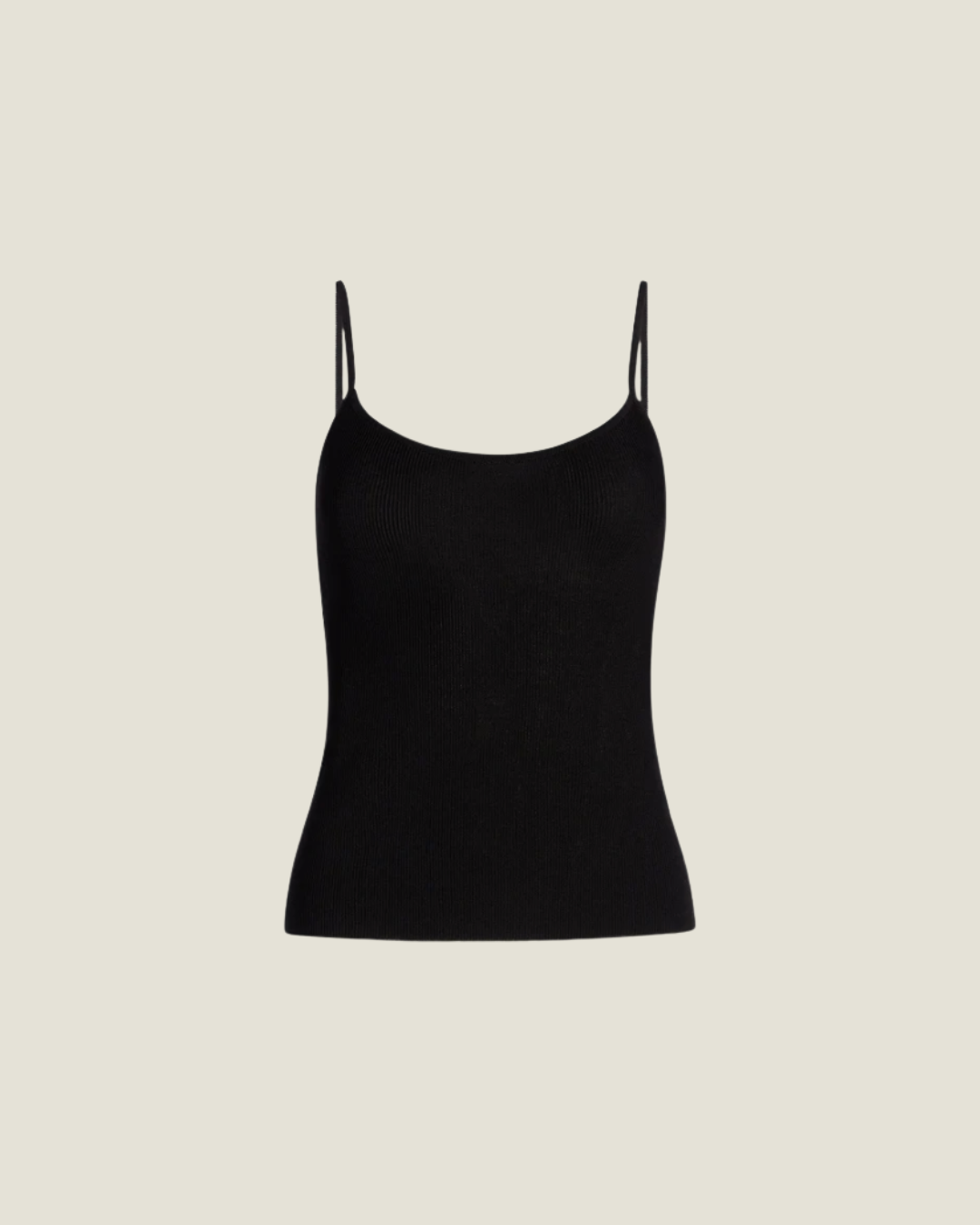The Selena: Solid & Striped Noir Tank