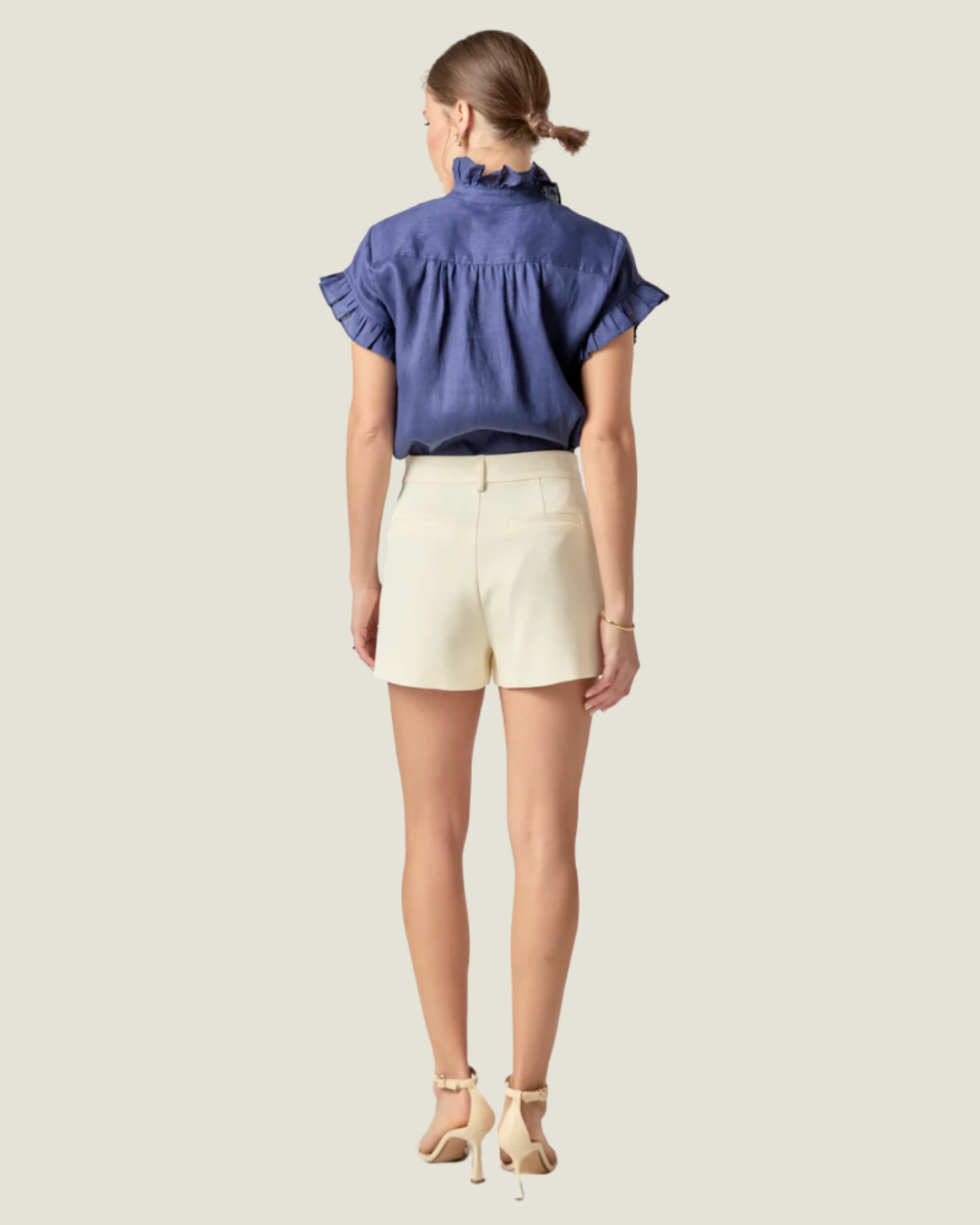 The Emmeline: Tuck Detailed Shorts