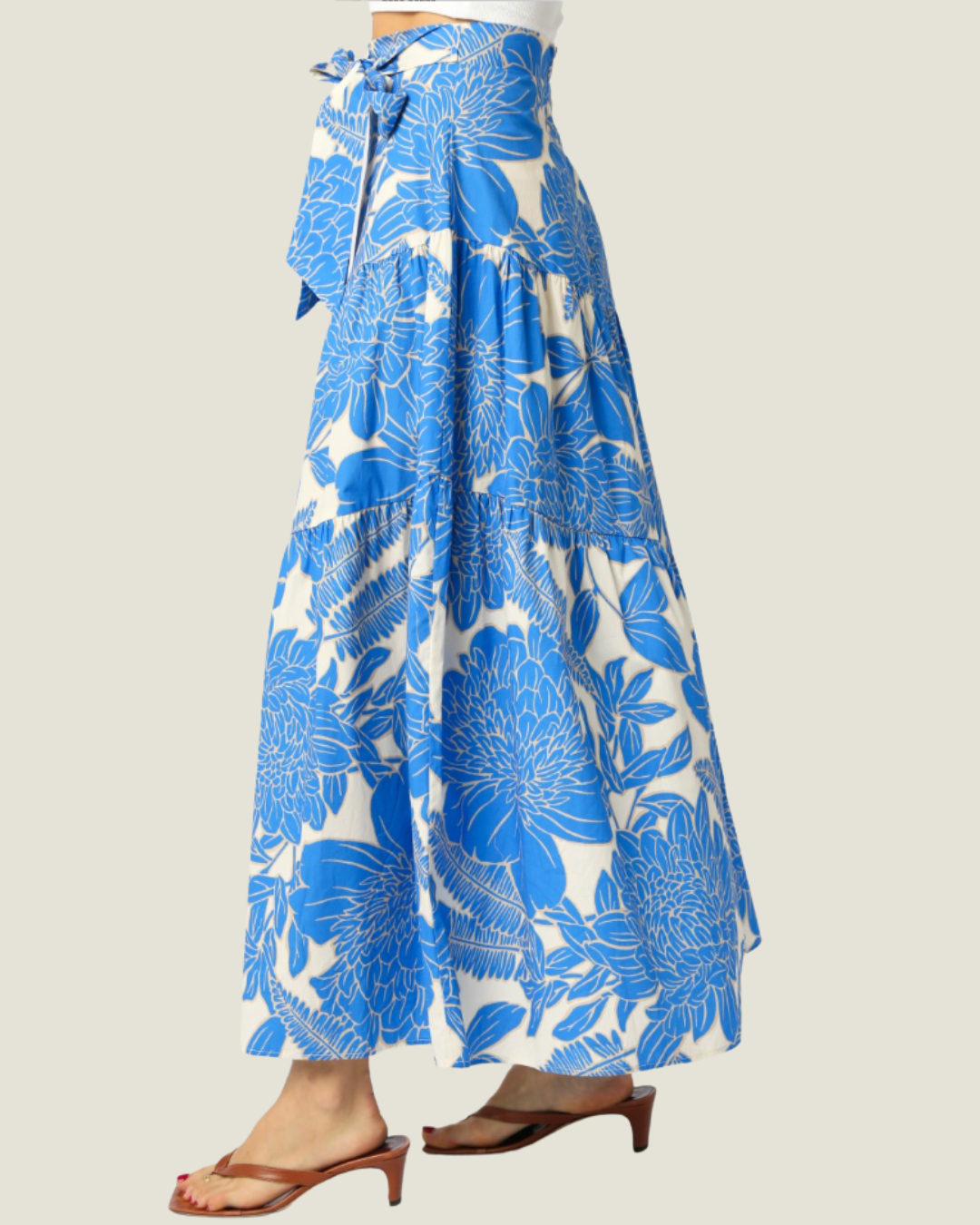 The Cora: Floral Maxi Skirt