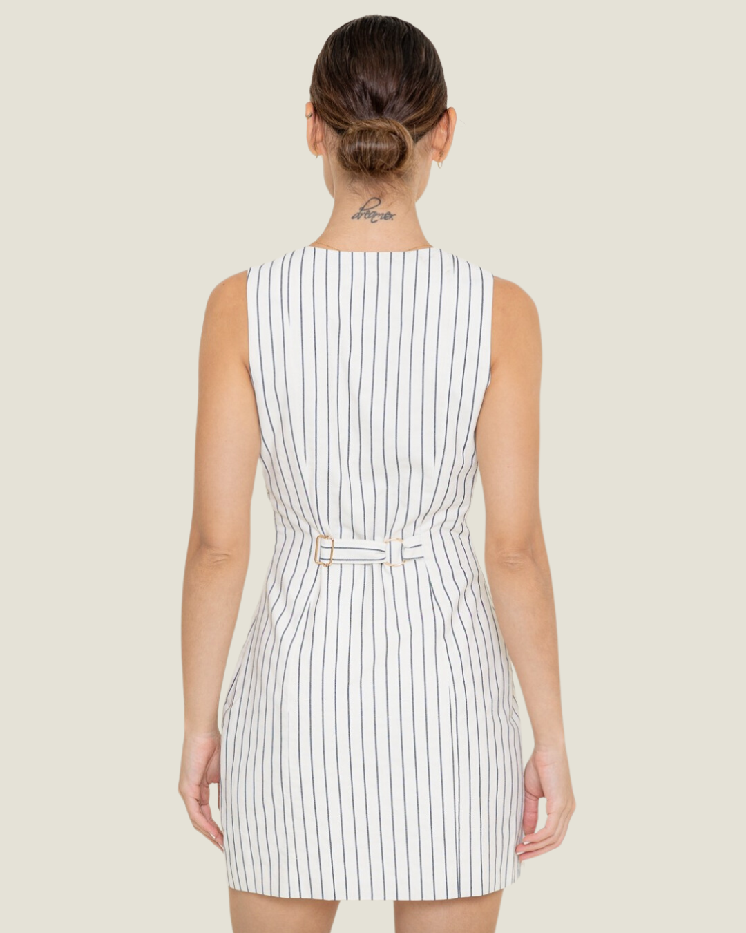 The Provence: Tailored Stripe Mini