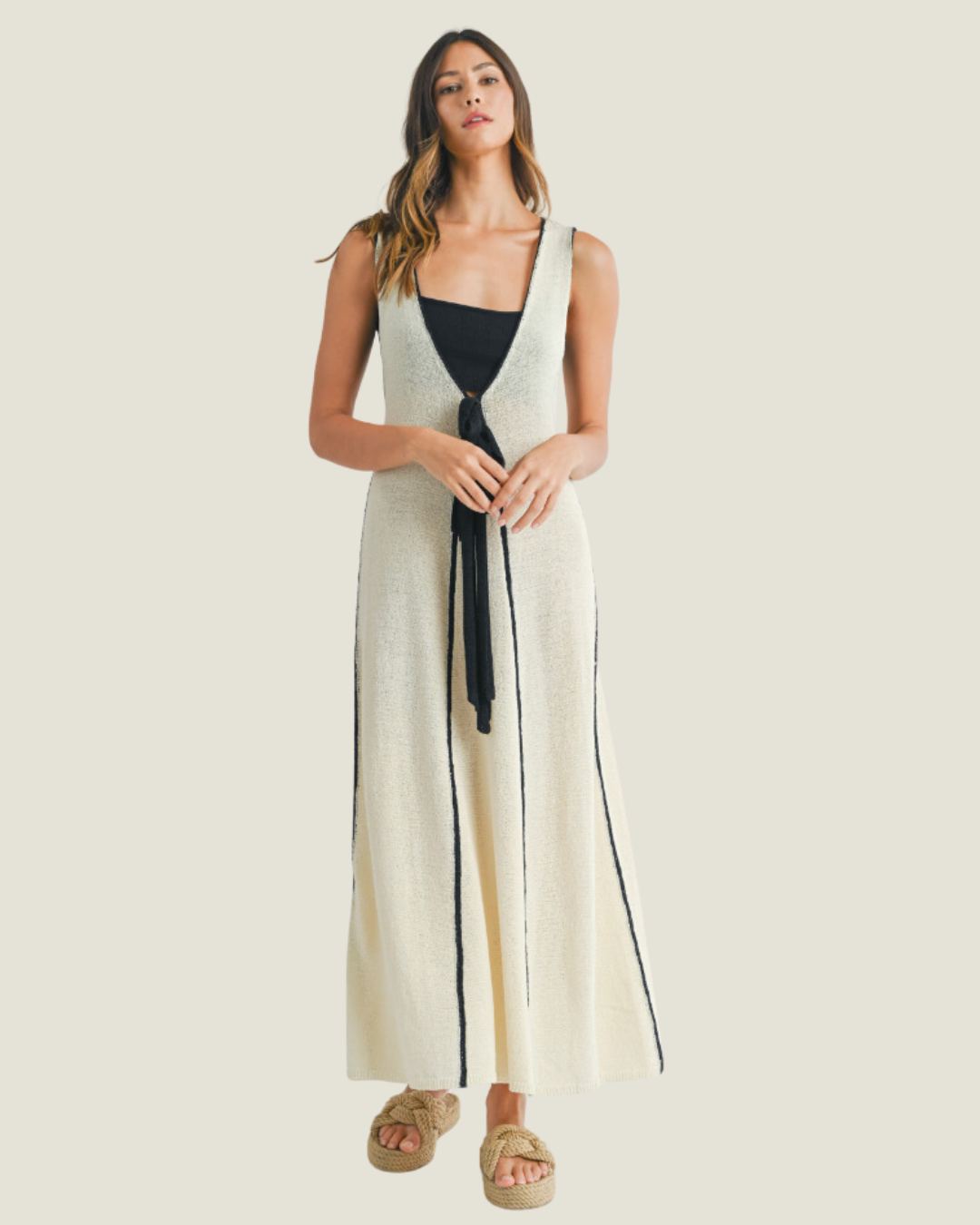 The Charleston: Plunging Maxi Dress