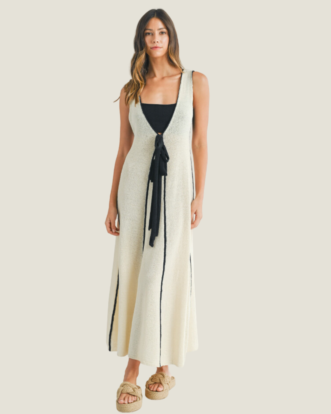 The Charleston: Plunging Maxi Dress