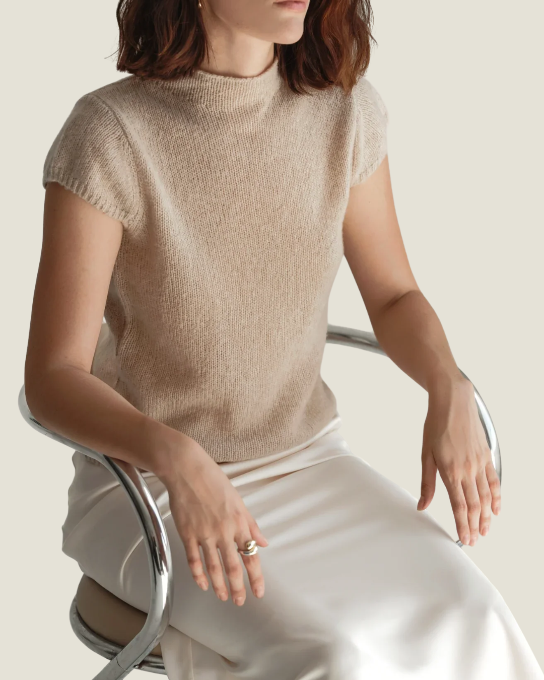 The Brigitte: Cashmere Mock Neck