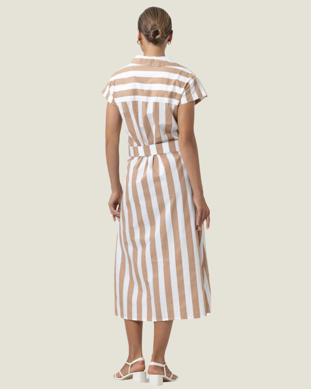The Cindy: Poplin Midi Dress