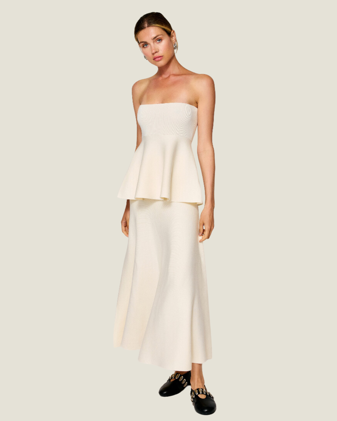 The Genevieve: Midi Knit Skirt