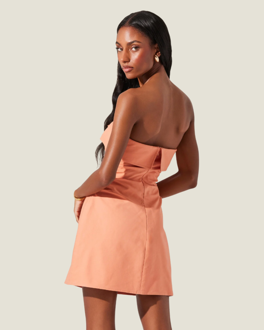 The Salma: Strapless Mini Dress