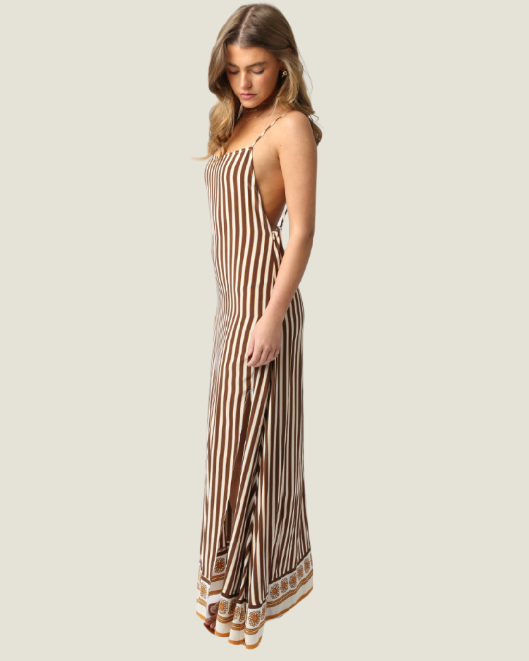The Luca: Striped Maxi Sundress