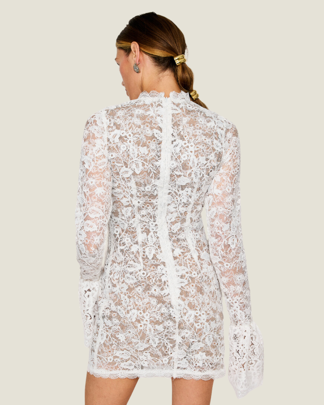 The Rosalie: Lace Mini Dress
