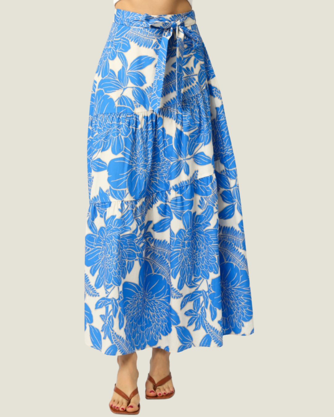 The Cora: Floral Maxi Skirt