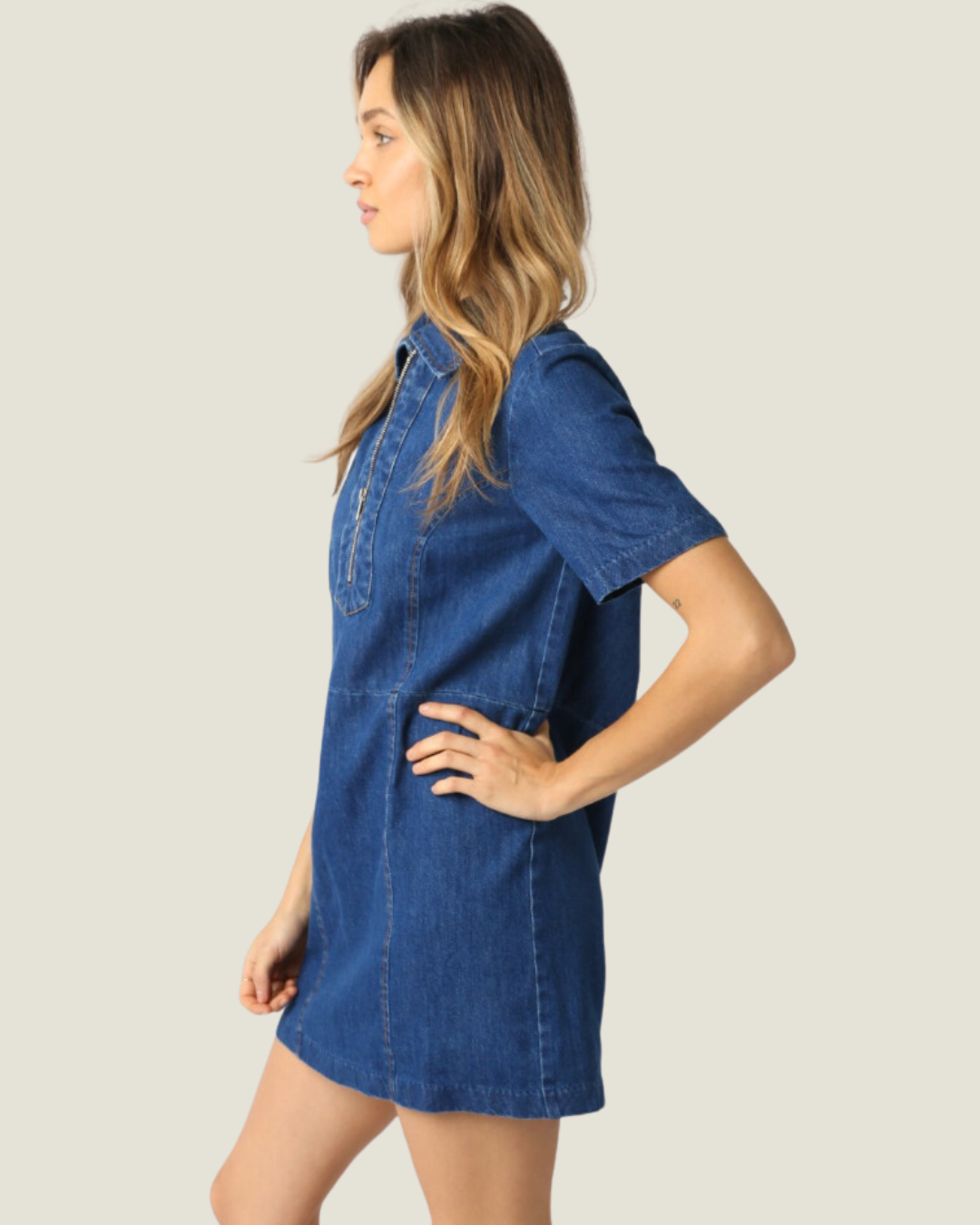 The Ryder: Mini Denim Dress