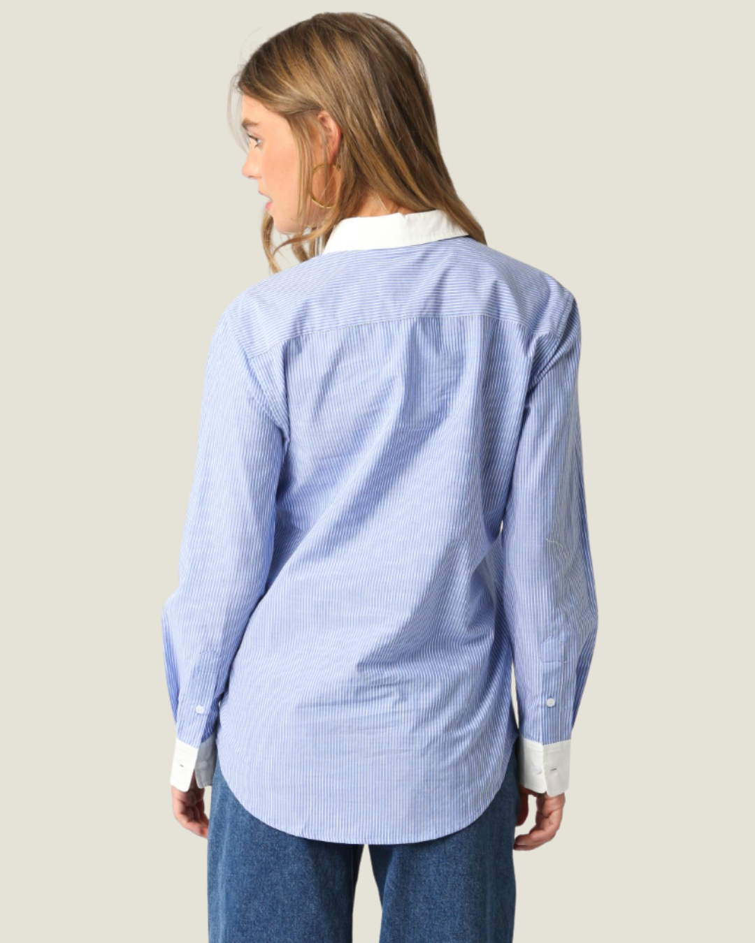 The Eleanor: Striped Button-Up