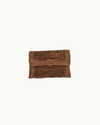 Baldiz Cinnamon Capri Raffia Clutch