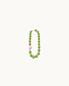 Leah Green/Pink Chunky Beaded Heart Necklace