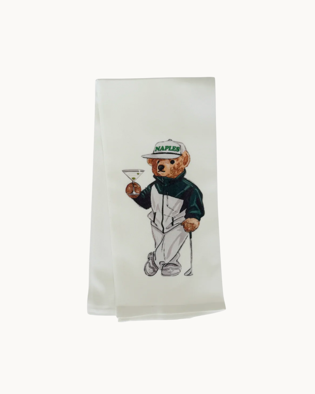 Naples Polo Golf Bear Kitchen Towel