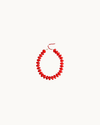Bailey Chunky Beaded Necklace- Red