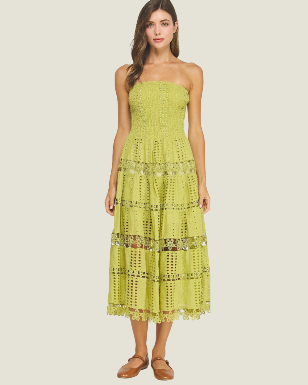 MaryAnn Eyelet Lace Dress