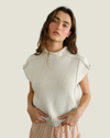 Sienna Mock Neck Sweater Vest