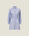 Morada Button Down Mini Dress