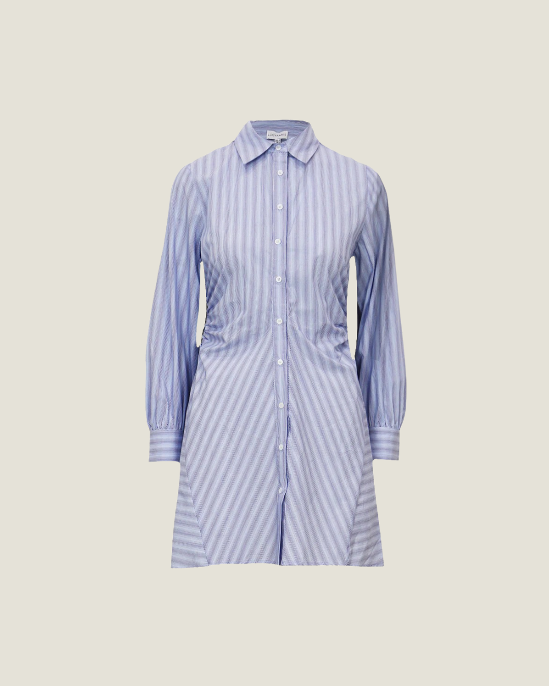 Morada Button Down Mini Dress