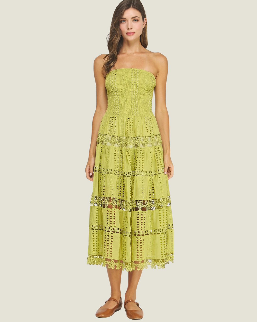 MaryAnn Eyelet Lace Dress