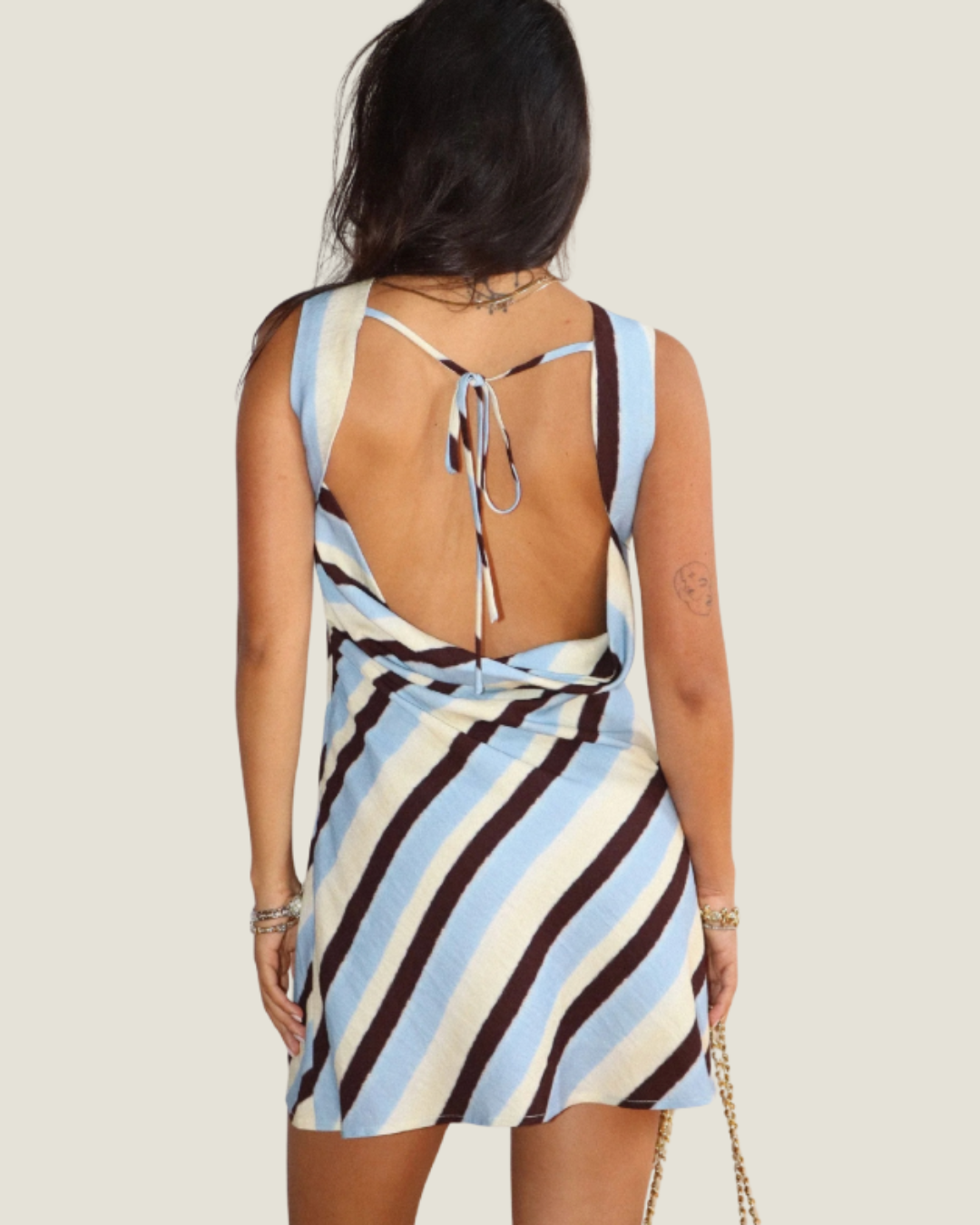 Serena Stripe Mini Dress
