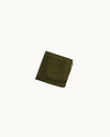 Olive Knit Pocket Square