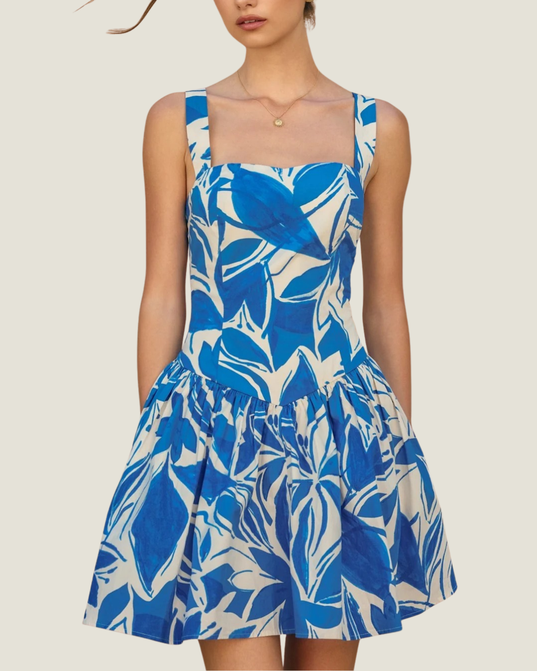 Vanessa Dipped Waist Mini Dress