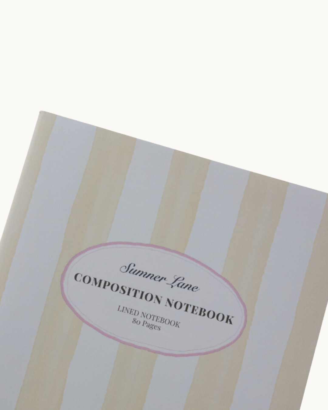 Yellow Stripes Composition Notebook