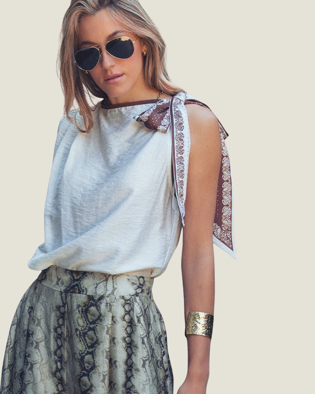 Cameron Tie Shoulder Blouse