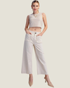 Colette Cropped Scallop Pants