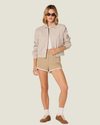 Kya Crochet Trim High-Rise Shorts