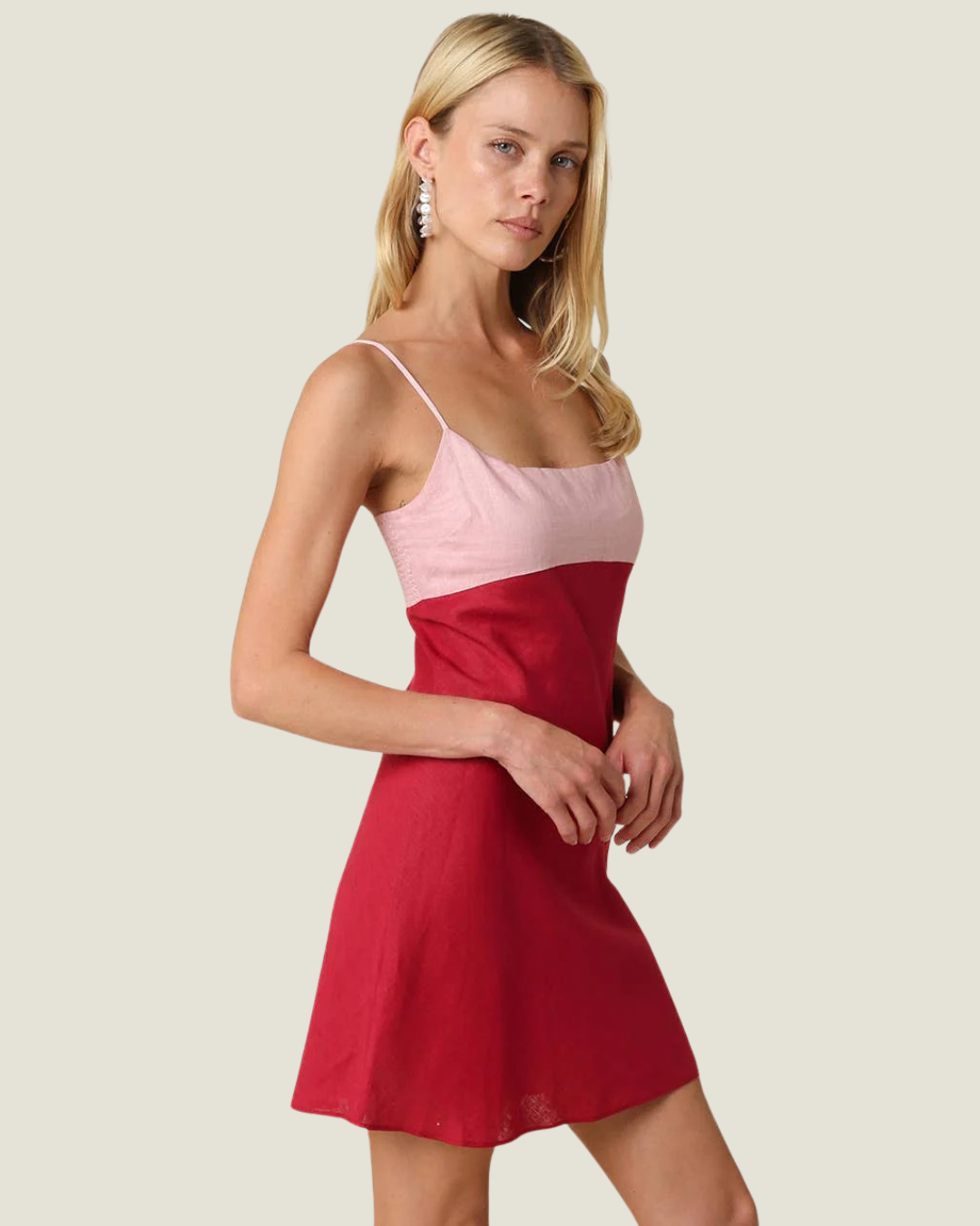 Rosie Linen Mini Dress