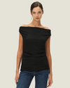 Isabeau Draped Knit Top