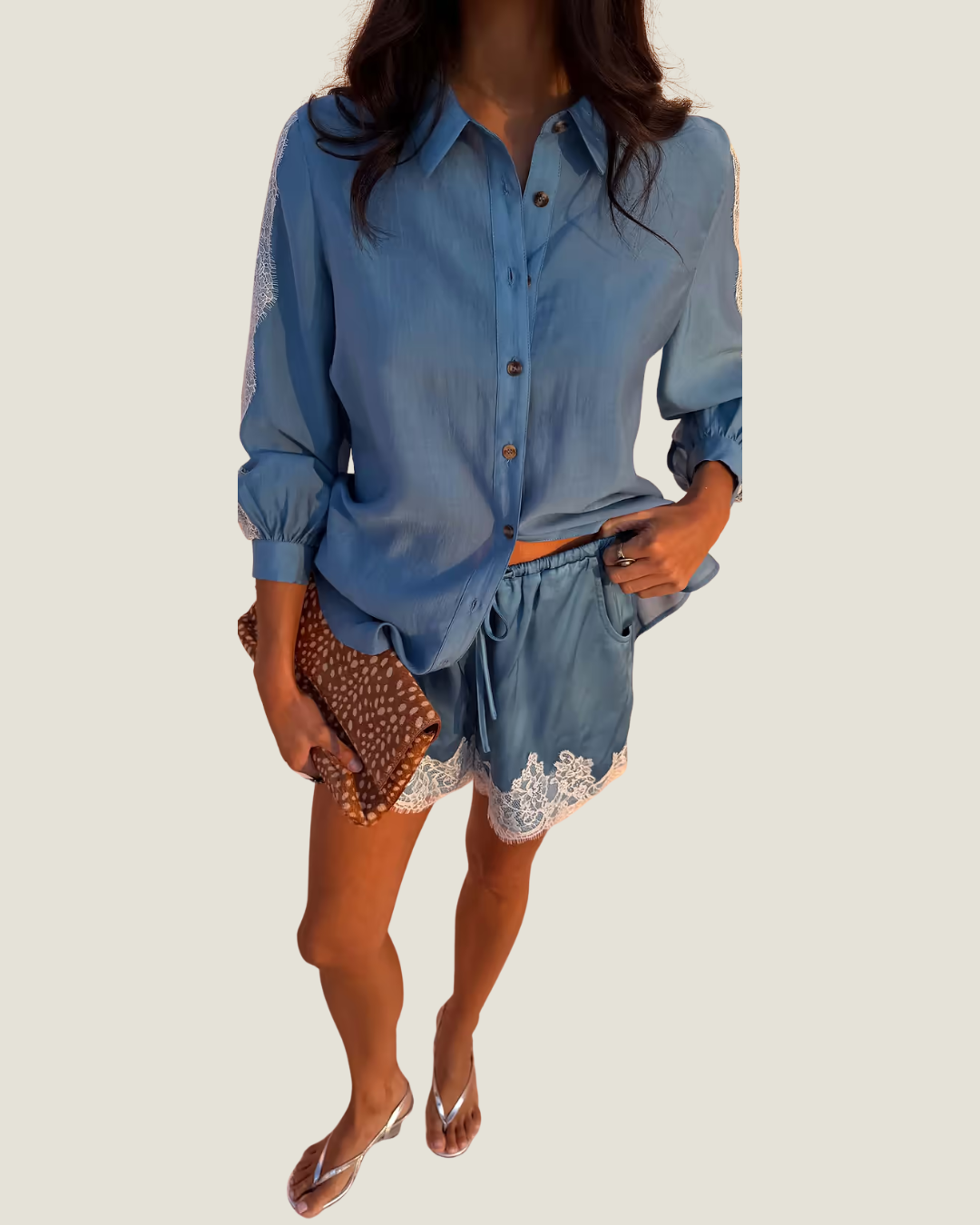 Blue Lace Marley Shirt