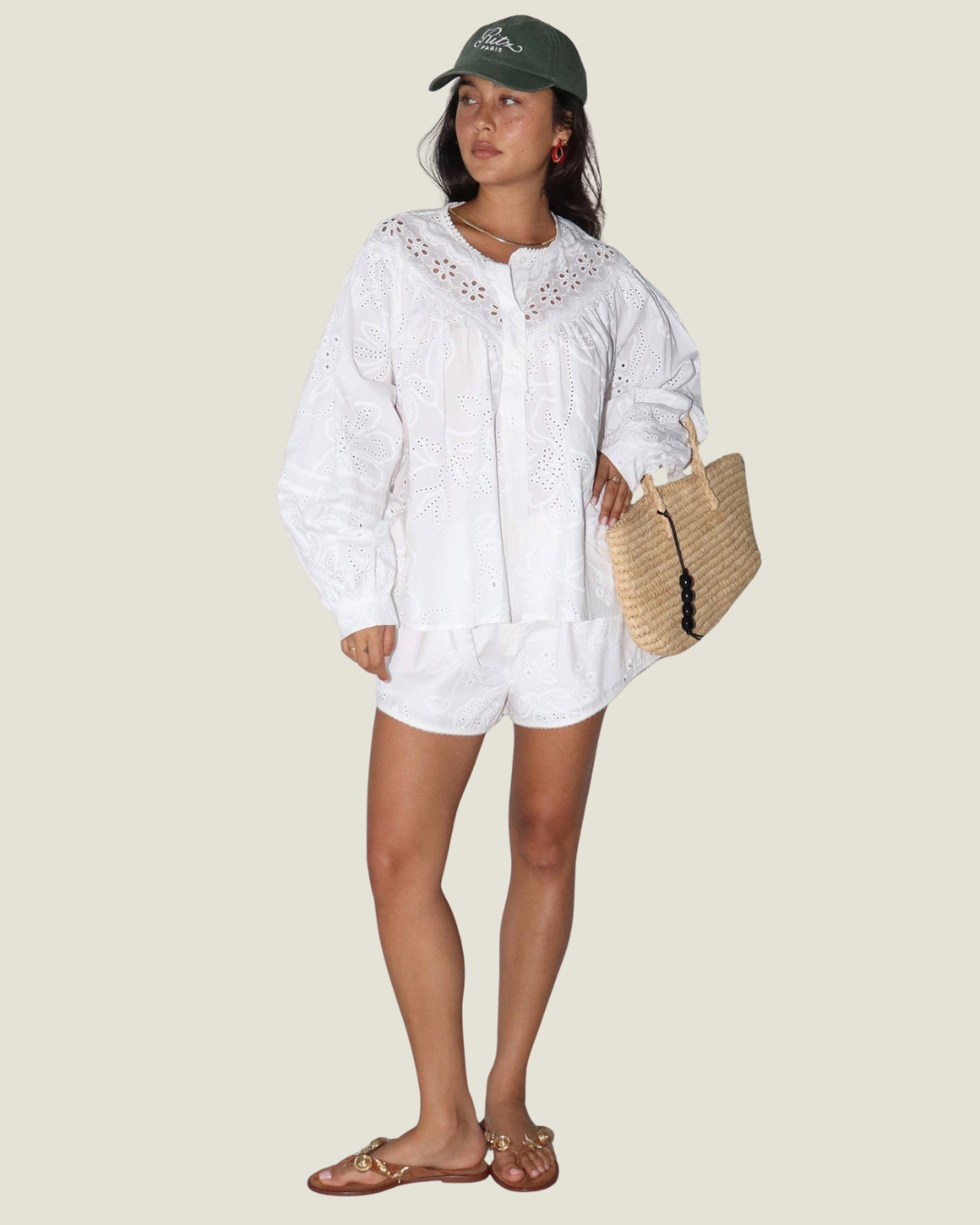 Nellie Eyelet Shorts