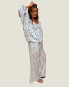 Blue Stripe Balloon Trouser