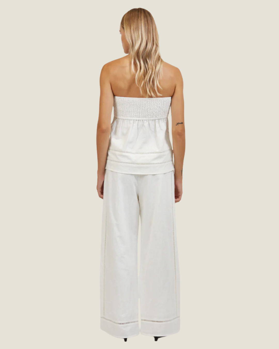 Siena Strapless Linen Top