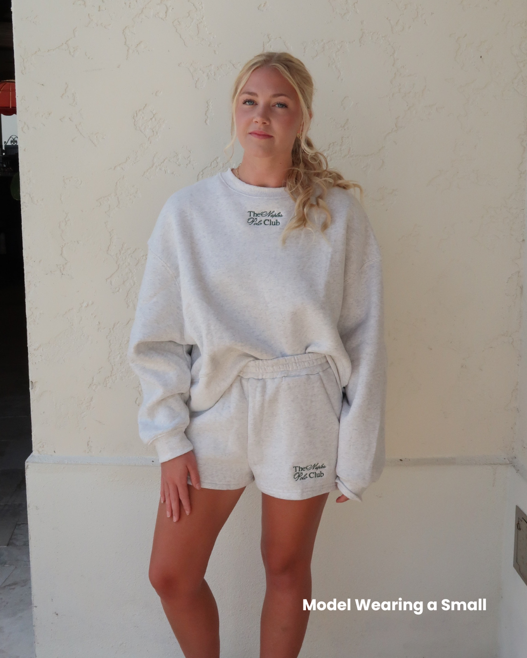 Naples Polo Club Grey Crewneck Sweatshirt