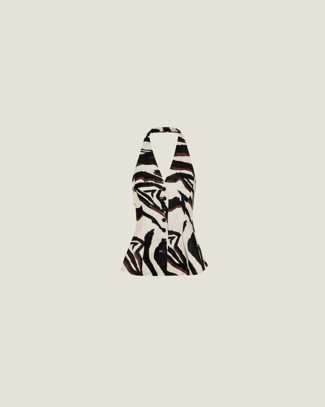 Lior Printed Halter Top